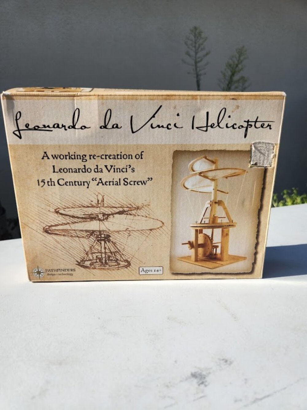 NEW Pathfinders Leonardo Da Vinci Helicopter STEM Kit Physics Science Engineerin